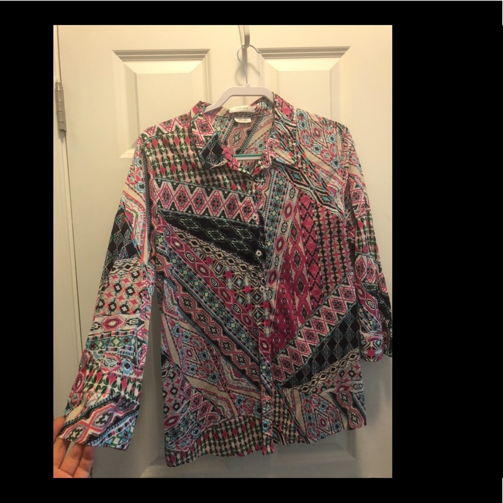 Geometric Aztec pattern